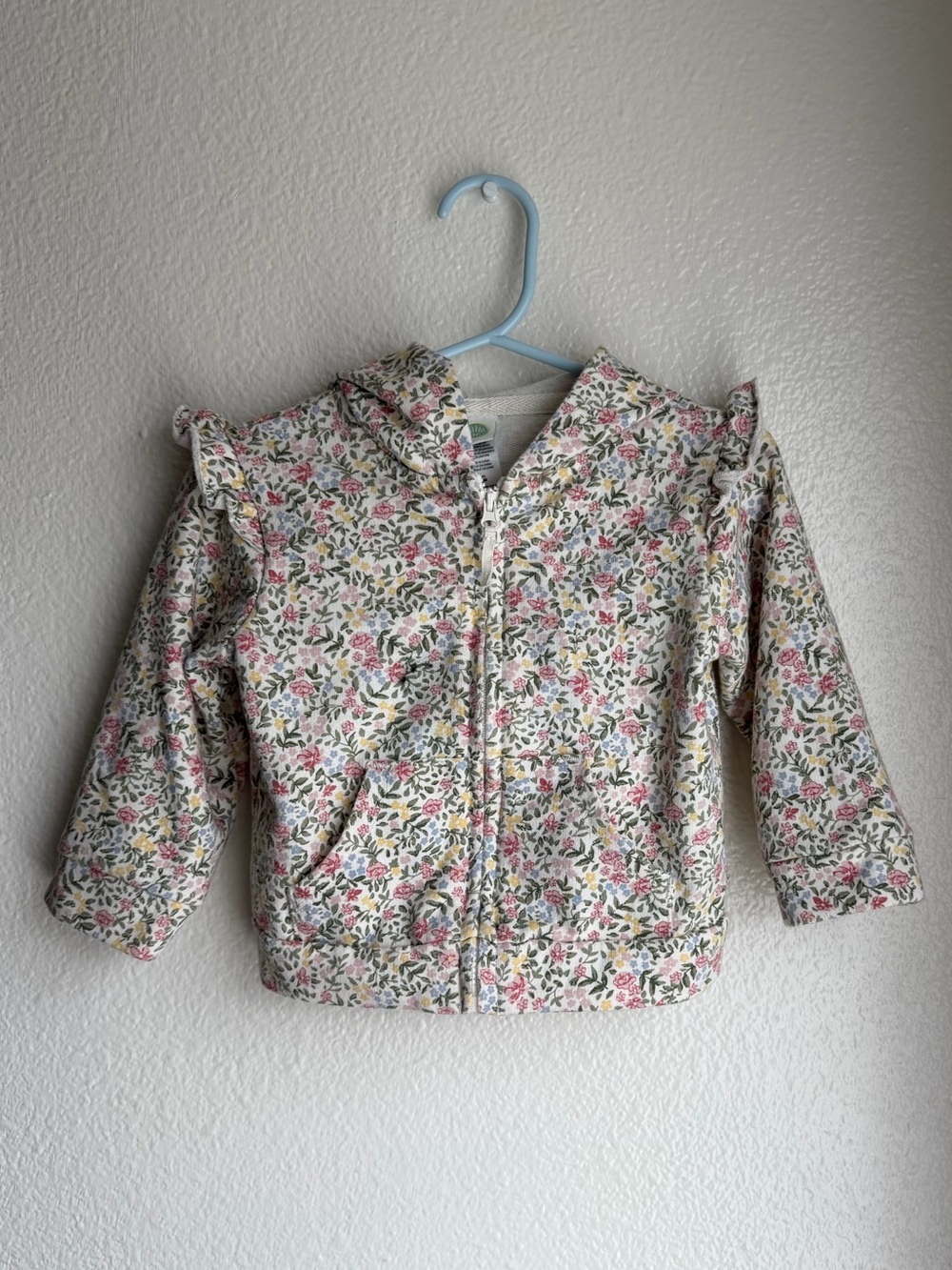 Little Me Toddler Girl Floral Zipper Jacket
